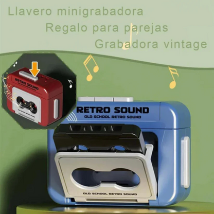 Minigrabadora Retro Sound