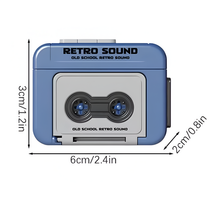 Minigrabadora Retro Sound